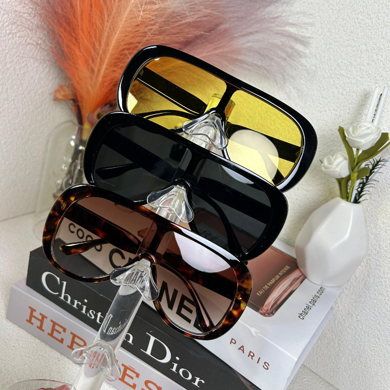 Lunettes avec strass grosse 2